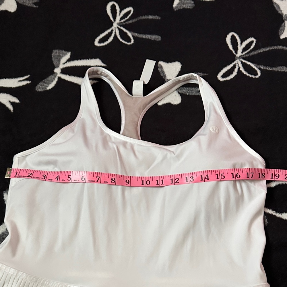 White Pleated Tennis Dress - Picture 7 of 10